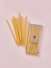 Load image into Gallery viewer, Natural Hand-dipped Beeswax Birthday Candles
