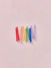 Load image into Gallery viewer, Rainbow Hand-dipped Pure Beeswax Birthday
