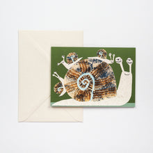 Load image into Gallery viewer, Snail Family Card
