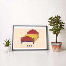Load image into Gallery viewer, Bed Print
