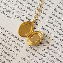 Load image into Gallery viewer, Vintage Oval Locket Necklace
