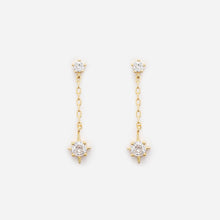 Load image into Gallery viewer, Star Pendant Drop Earrings
