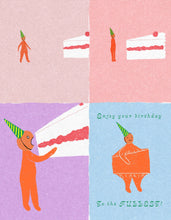 Load image into Gallery viewer, Cake In 4 Parts Card
