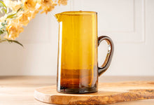 Load image into Gallery viewer, Amber Moroccan Cone Jug
