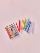 Load image into Gallery viewer, Rainbow Hand-dipped Pure Beeswax Birthday
