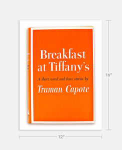 Breakfast at Tiffany's Book Cover Print