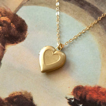 Load image into Gallery viewer, Vintage Mini Heart Locket Necklace
