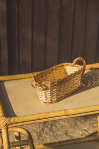 French Wicker Table Bottle Holder