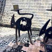 Load image into Gallery viewer, Metal Creature Candlestick Holder Set
