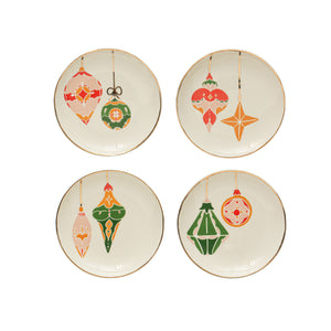 Ornament Appetizer Plates