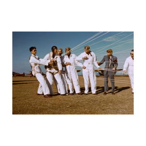 1942 Parachute Instruction Photograph Print