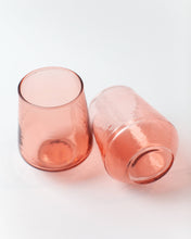 Load image into Gallery viewer, Handblown Hammered Glass Tumbler
