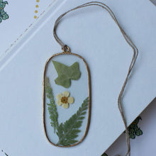 Load image into Gallery viewer, Buttercup Pressed Floral Pendant
