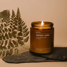 Load image into Gallery viewer, Oakmoss + Amber Candle
