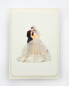 Wedding Cake Topper No.1 Greeting Card: Individual