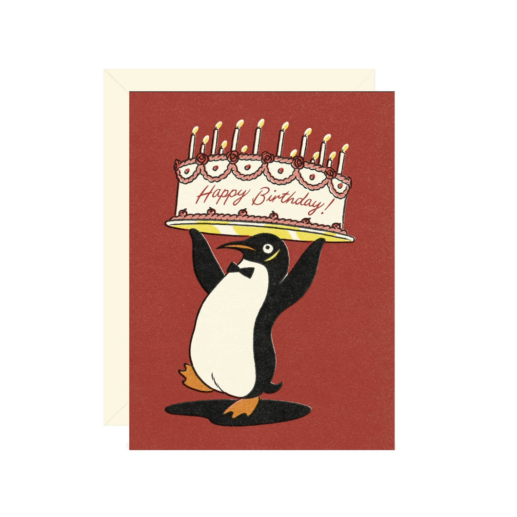 Birthday Penguin Card