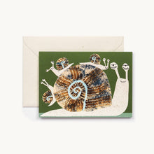 Load image into Gallery viewer, Snail Family Card
