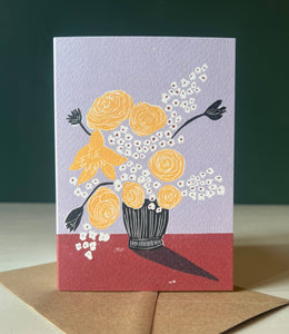 Spring Flowers Greeting Card