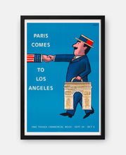 Load image into Gallery viewer, Paris Comes To Los Angeles 1965 Poster Print
