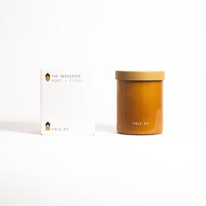 The Beekeeper Glass Candle