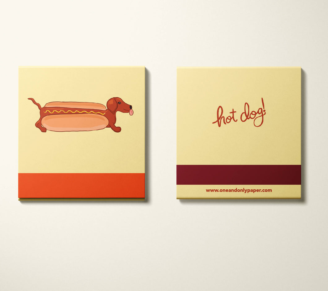 Hot Dog Matchbook