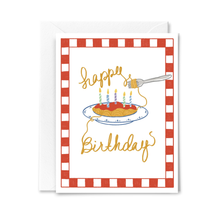 Load image into Gallery viewer, Spaghetti Birthday Card
