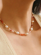 Load image into Gallery viewer, Josie Rose Pearl and Bead Necklace
