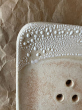 Load image into Gallery viewer, Himalayan Salt Handmade Ceramic Soap Dish
