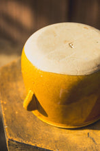 Load image into Gallery viewer, French Yellow Varnished Pot
