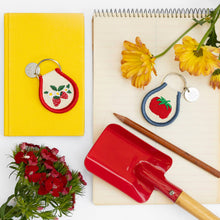 Load image into Gallery viewer, Strawberry Blossom Keychain
