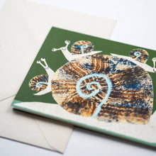 Load image into Gallery viewer, Snail Family Card
