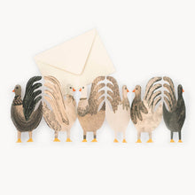 Load image into Gallery viewer, Chickens Concertina Card
