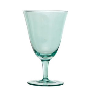 Colored Stemmed Wine Glass