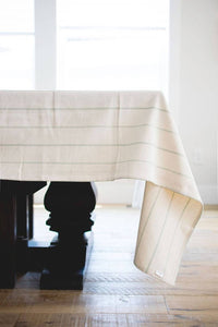 Simple English Stripe Tablecloth