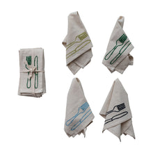 Load image into Gallery viewer, Knife + Fork Napkin Set
