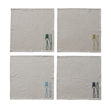 Load image into Gallery viewer, Knife + Fork Napkin Set
