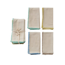 Load image into Gallery viewer, Blanket Stitch Napkin Set
