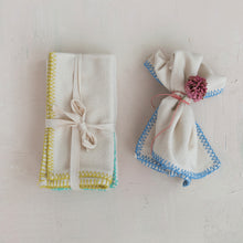 Load image into Gallery viewer, Blanket Stitch Napkin Set
