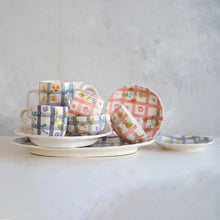 Load image into Gallery viewer, Floral Stoneware Mug
