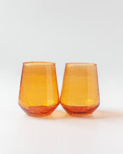 Load image into Gallery viewer, Handblown Hammered Glass Tumbler
