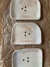 Load image into Gallery viewer, Himalayan Salt Handmade Ceramic Soap Dish
