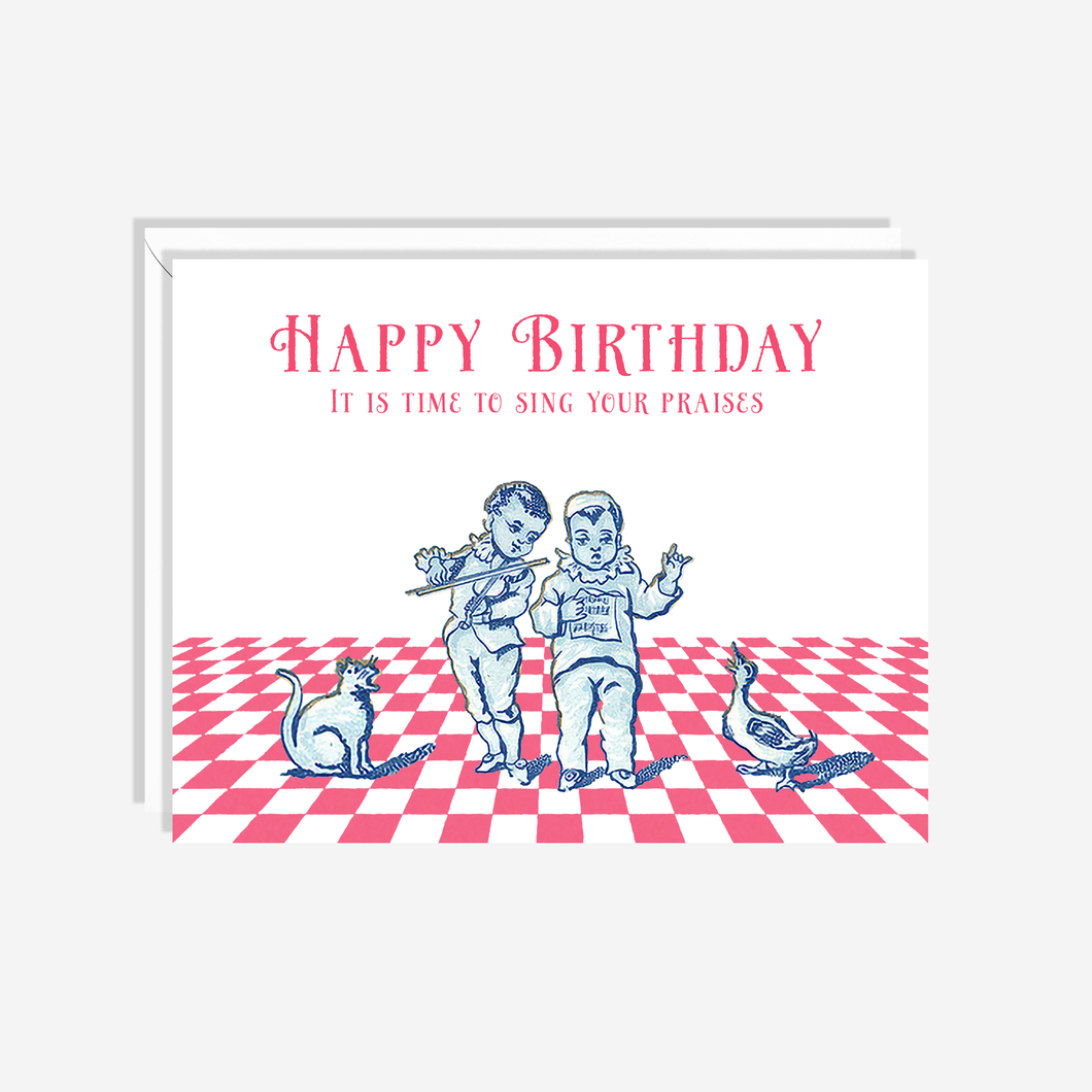 Birthday Praises Card
