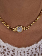 Load image into Gallery viewer, Paris Coin Pendant Necklace
