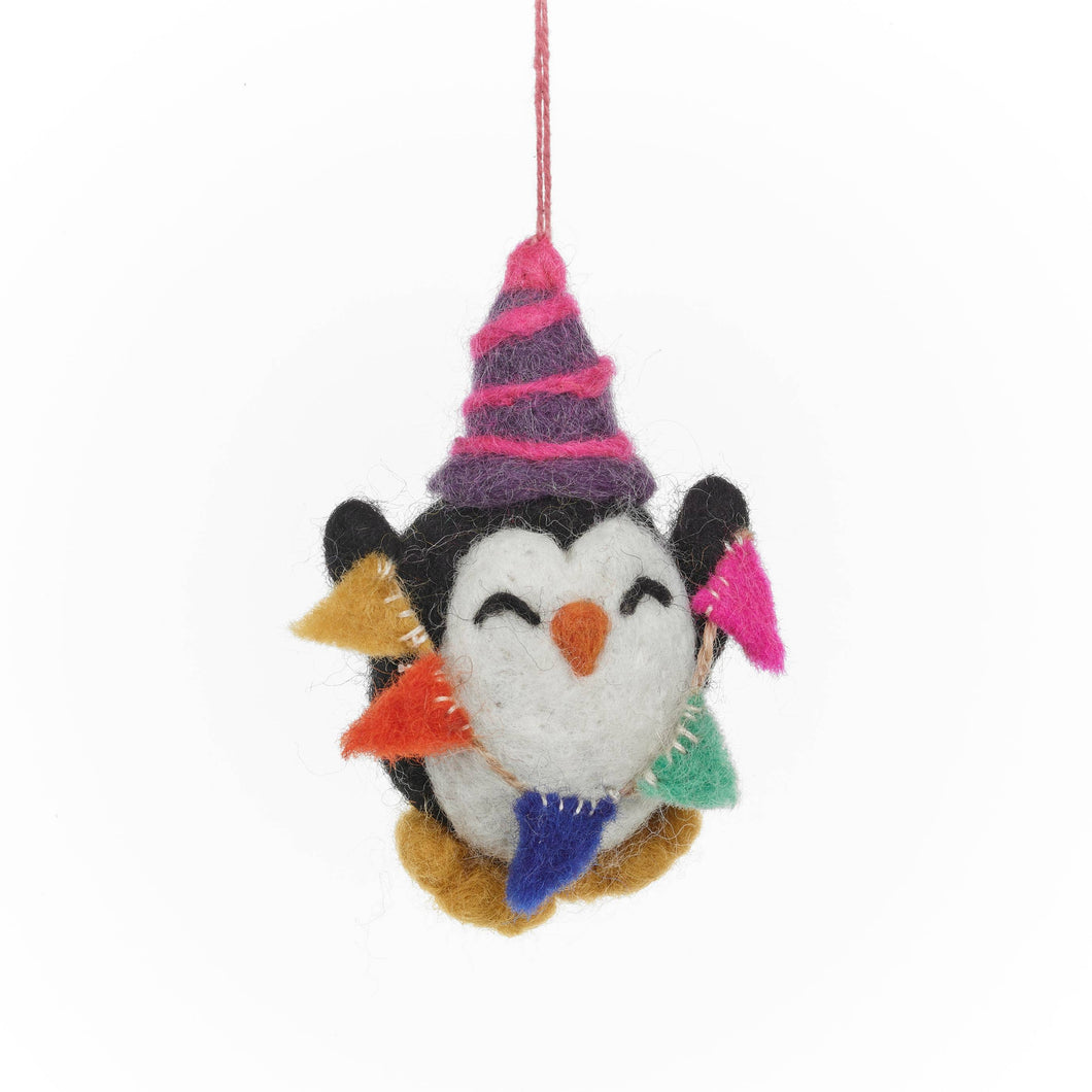 Party Penguin Ornament