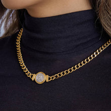 Load image into Gallery viewer, Paris Coin Pendant Necklace
