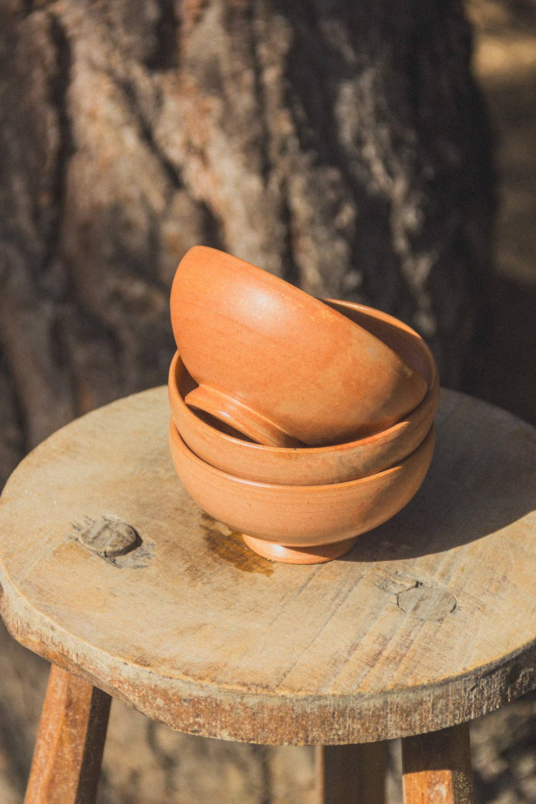 Pink Stoneware Bowl