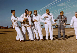 1942 Parachute Instruction Photograph Print