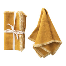 Load image into Gallery viewer, Mustard Napkin Set
