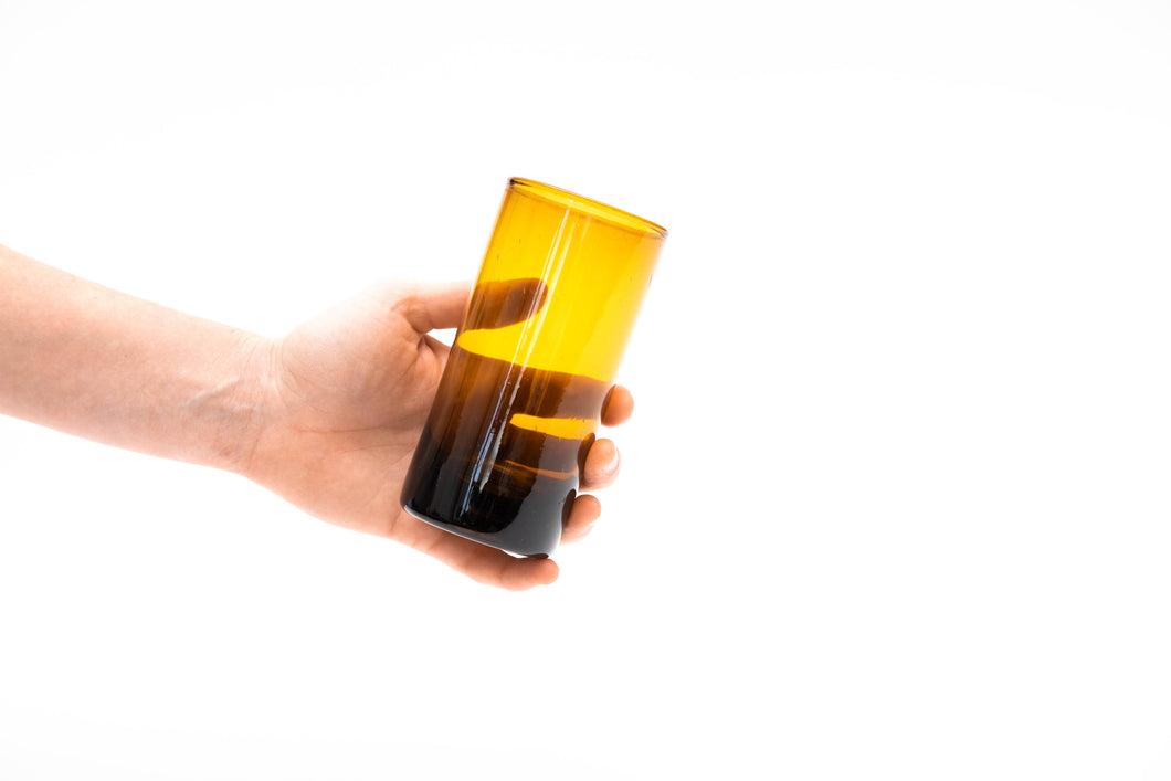 Amber Tall Highball Glass