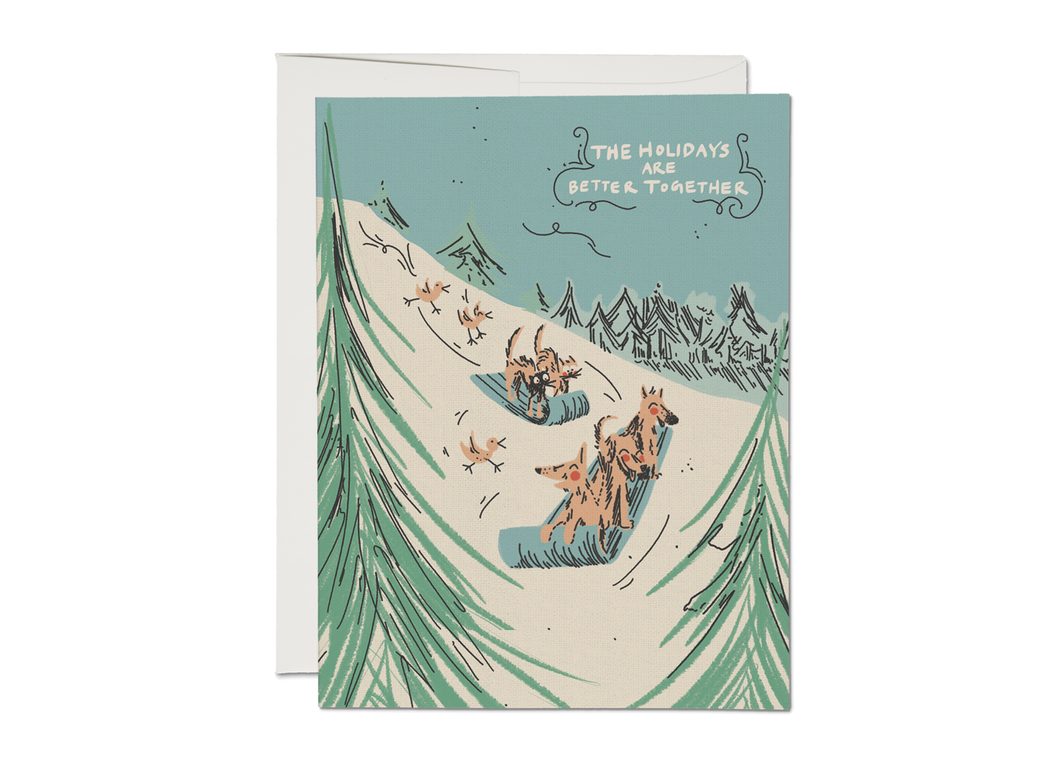 Sled Dogs Card